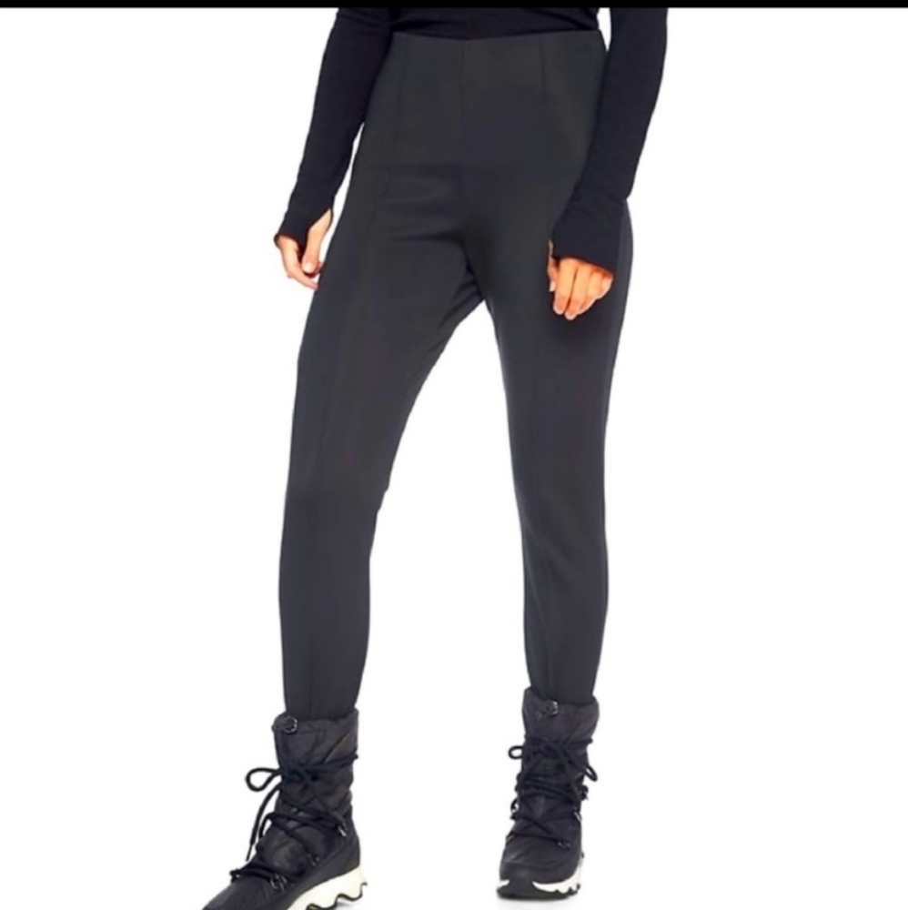 Athleta Black High-Waist Tapered Performance Pants